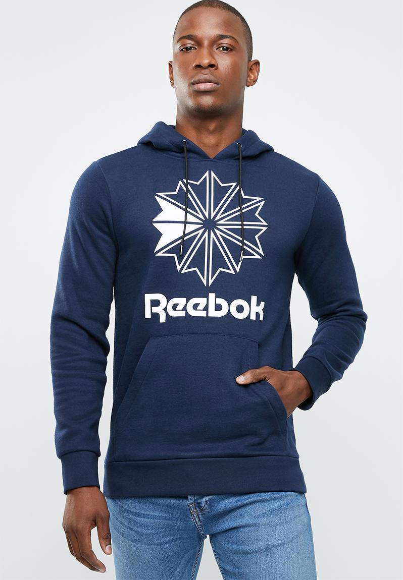 Foundation starcrest hoodie - navy Reebok Classic Hoodies, Sweats ...
