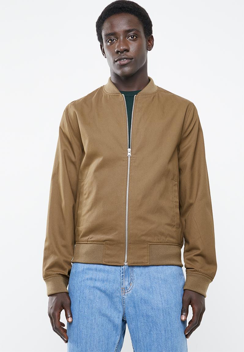 Essential Bomber jacket - tan New Look Jackets | Superbalist.com
