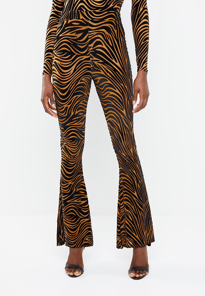 zebra trousers