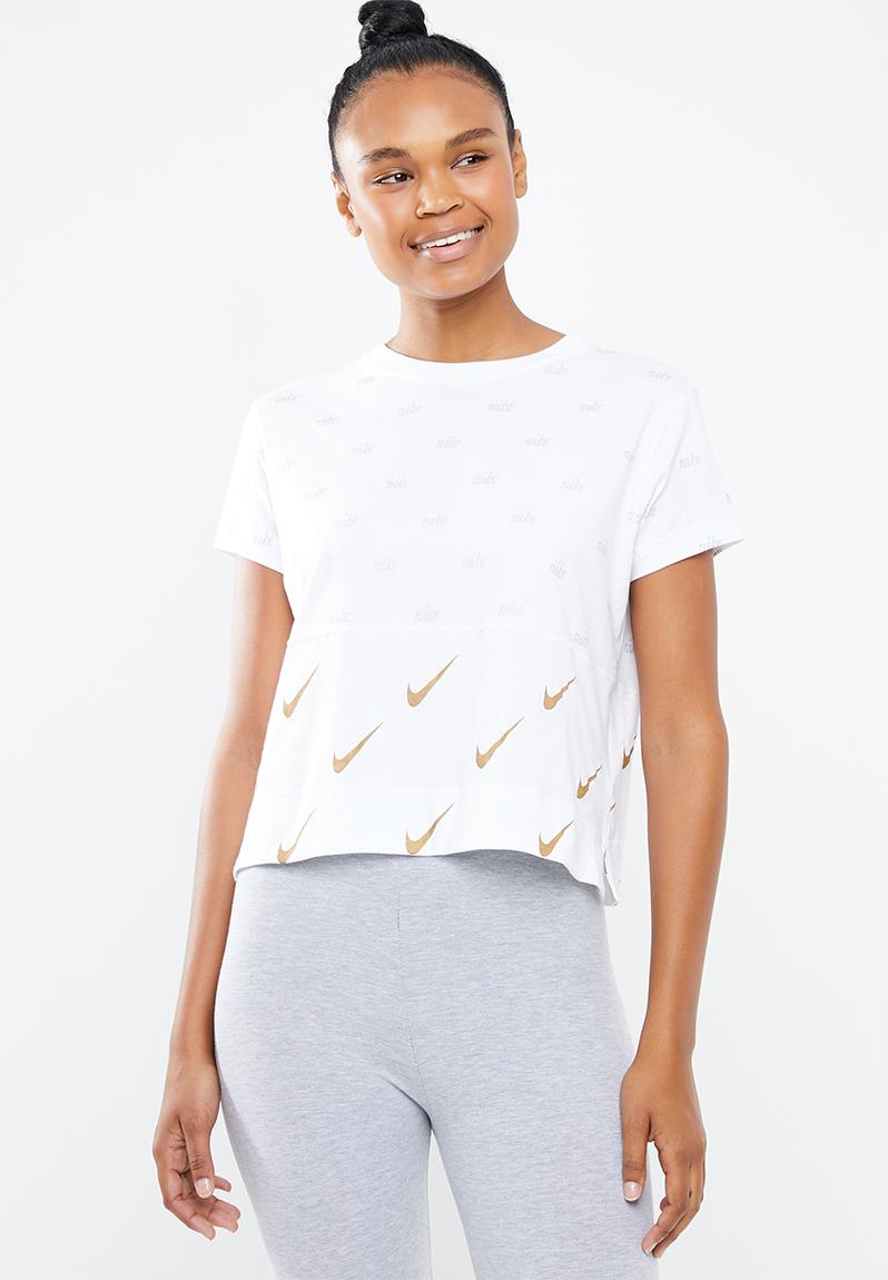 Nike metallic tee - white Nike T-Shirts | Superbalist.com