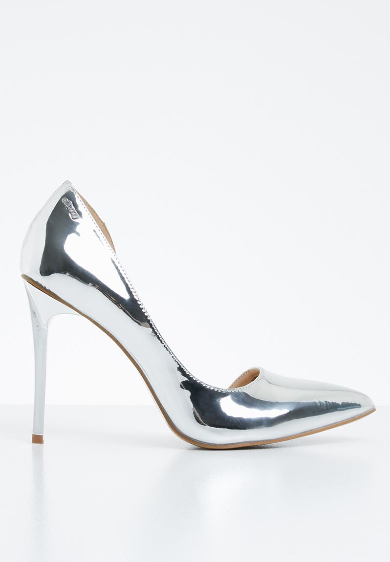 Metallic pointy courts - silver Cherry Collection Heels | Superbalist.com