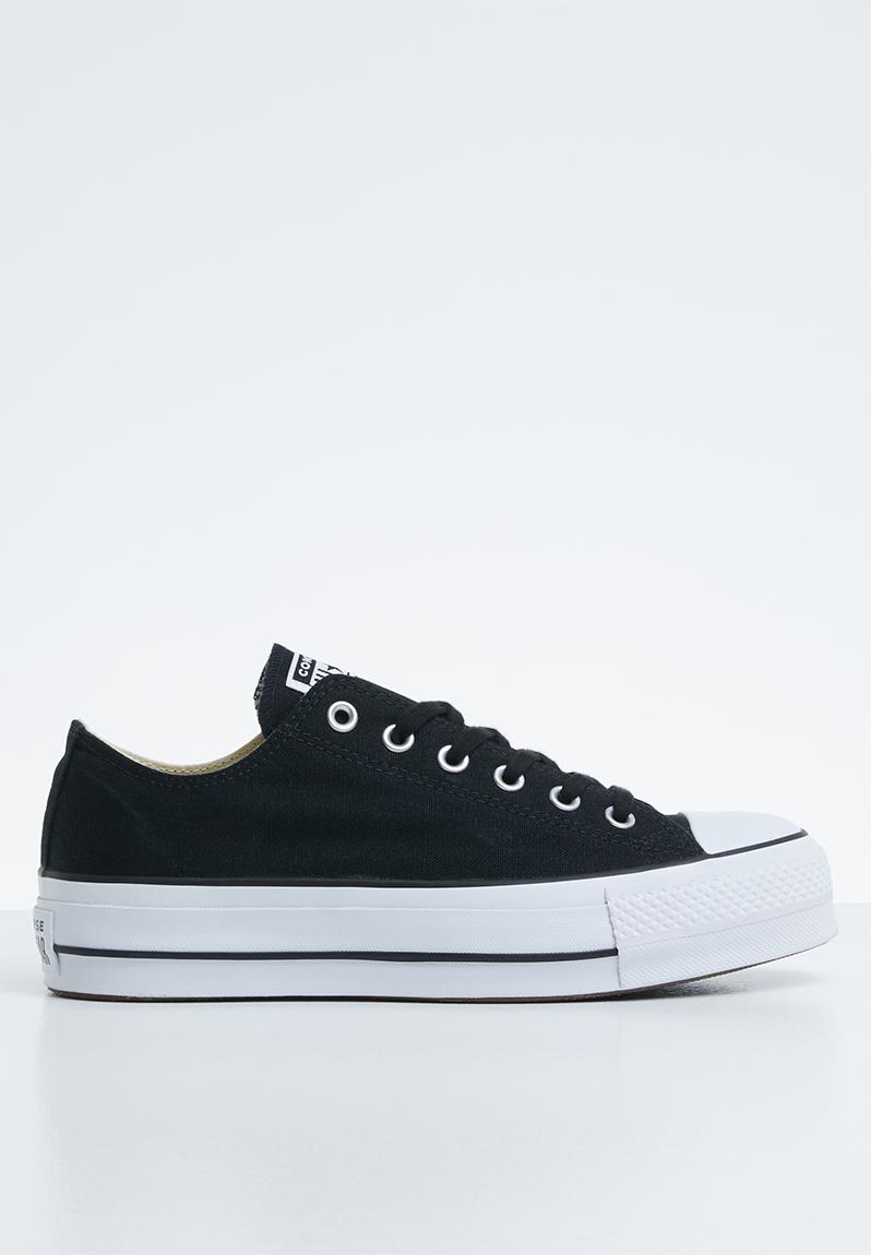 Chuck Taylor all star lift - ox - black - canvas Converse Sneakers ...