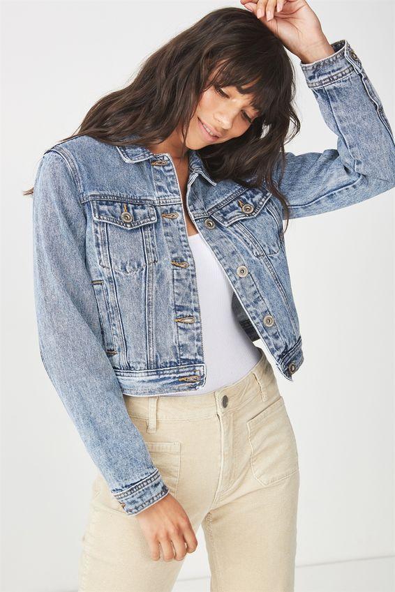 cotton on girlfriend denim jacket