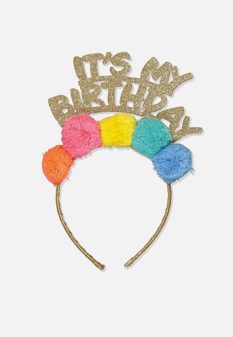 Novelty headband - new birthday girl Cotton On Accessories ...