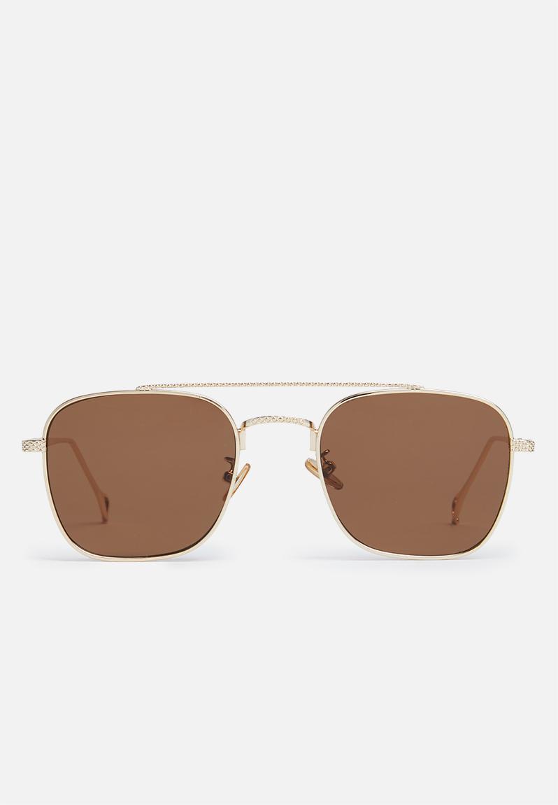Scene sunglasses - gold & brown Superbalist Eyewear | Superbalist.com