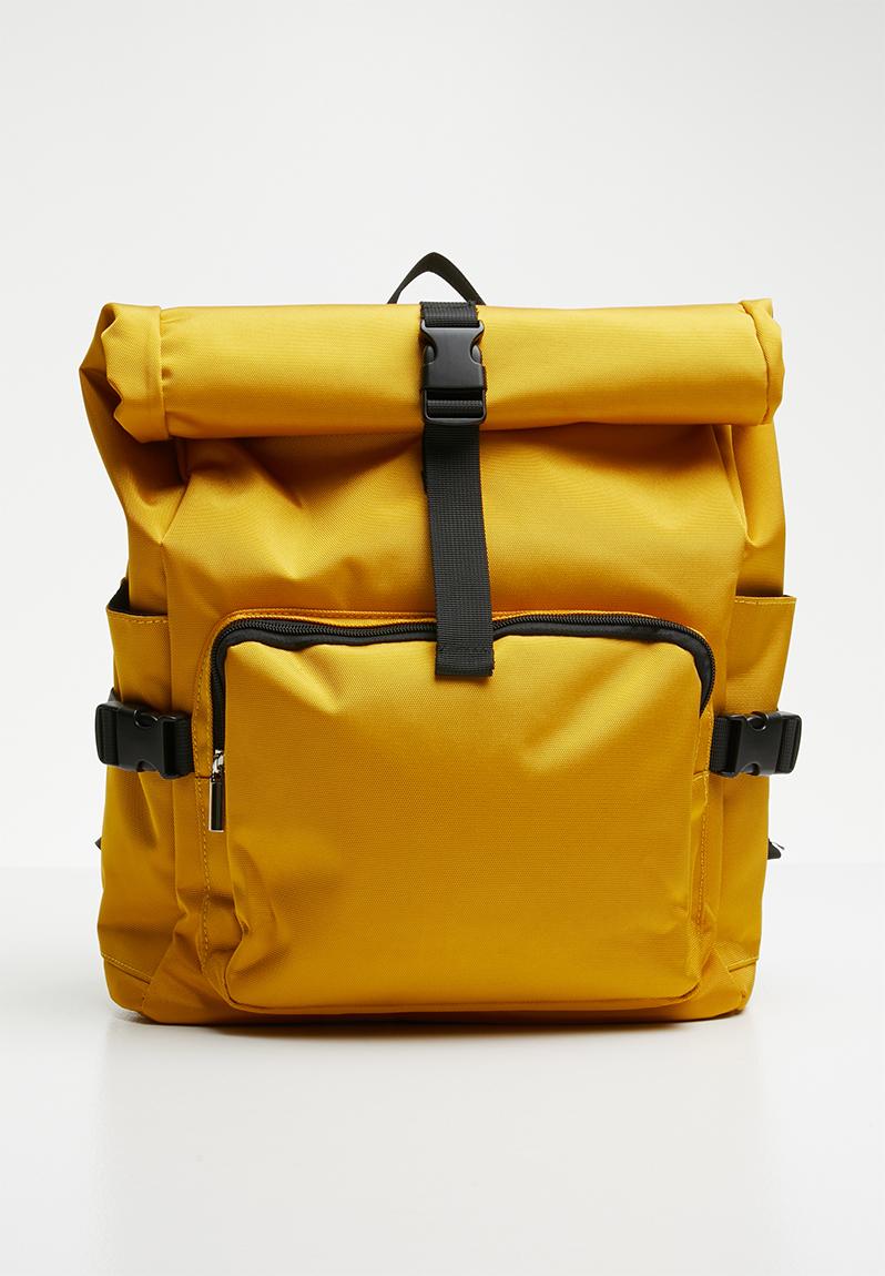 Roll up backpack-mustard Superbalist Bags & Wallets | Superbalist.com