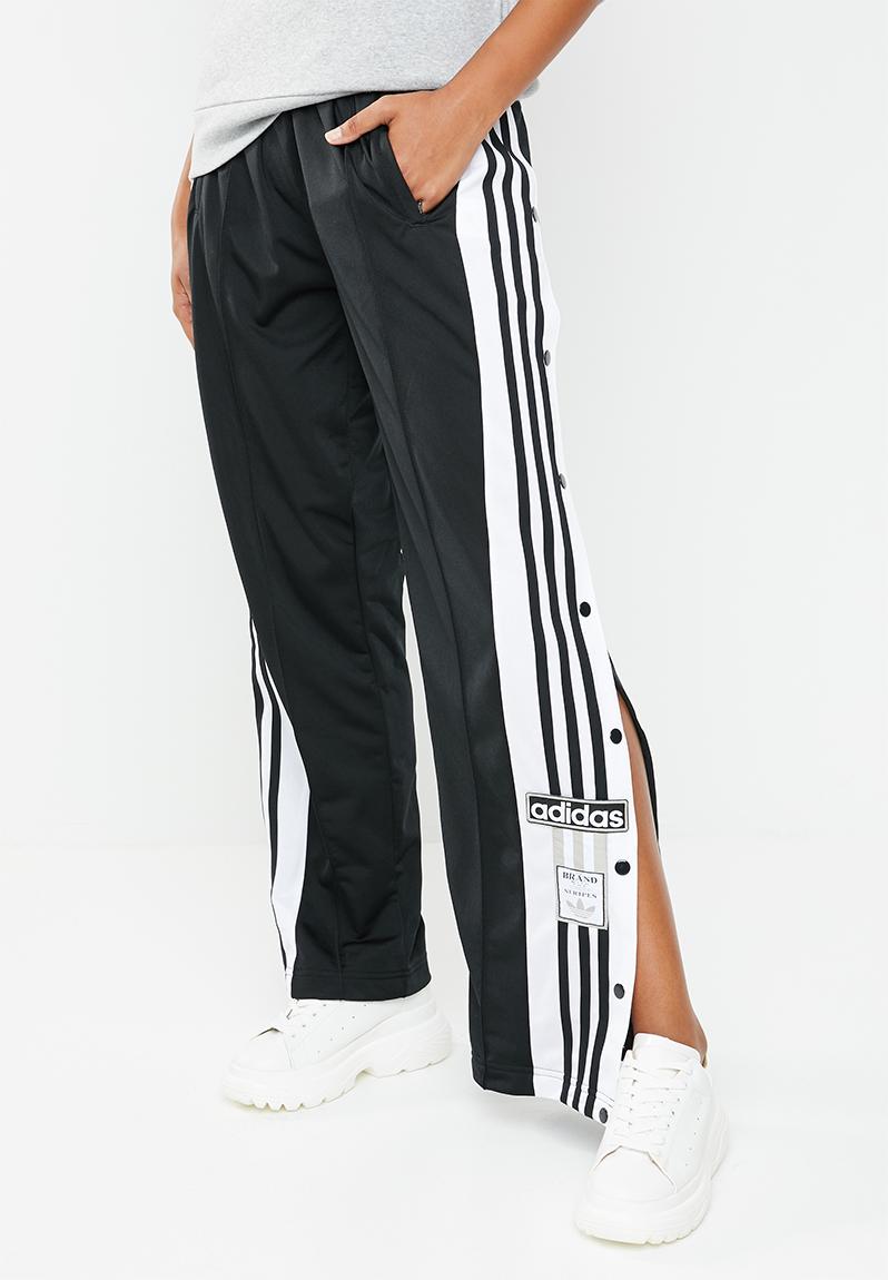 adidas pants button on side