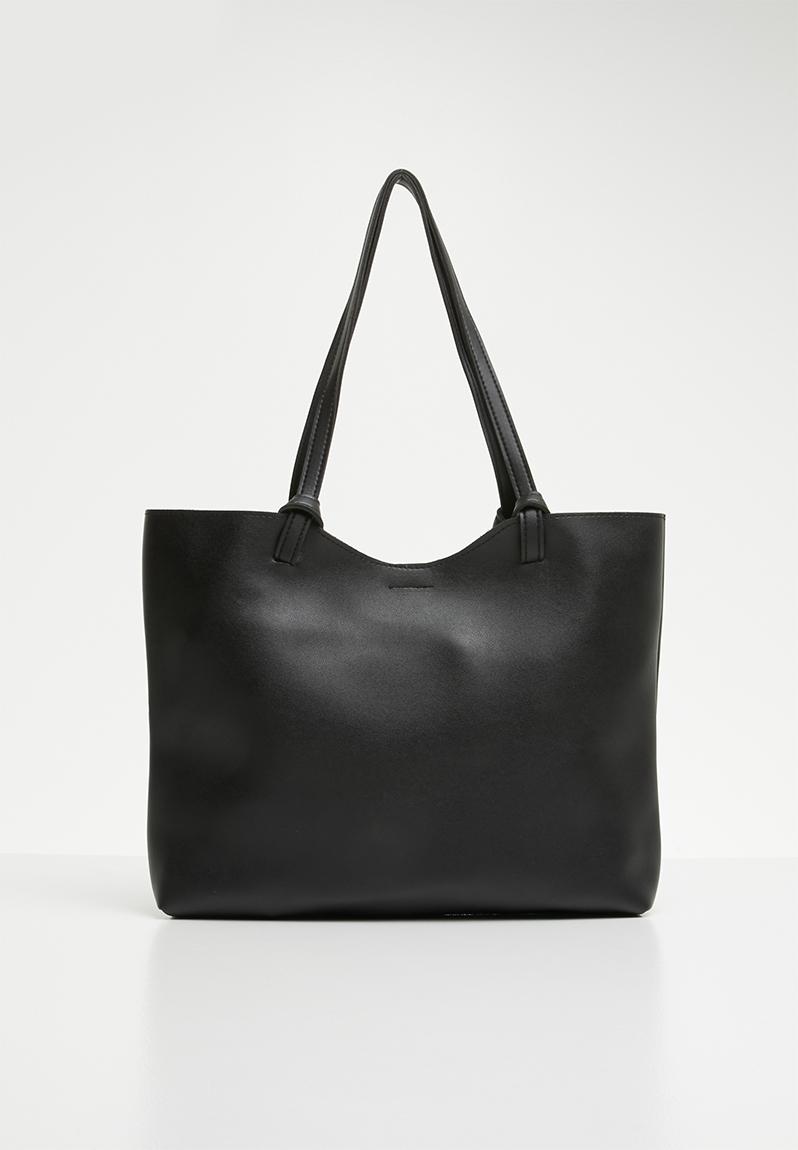 Maggie faux leather shopper bag - black Superbalist Bags & Purses ...