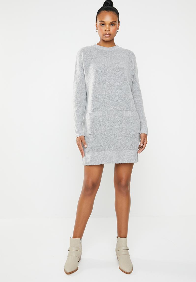 Grey melange knitwear dress Superbalist Casual | Superbalist.com