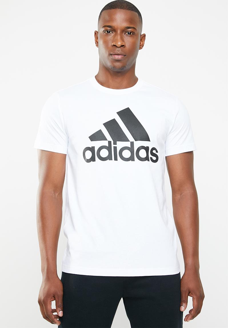 Bos crew short sleeve tee - white/black adidas Performance T-Shirts ...