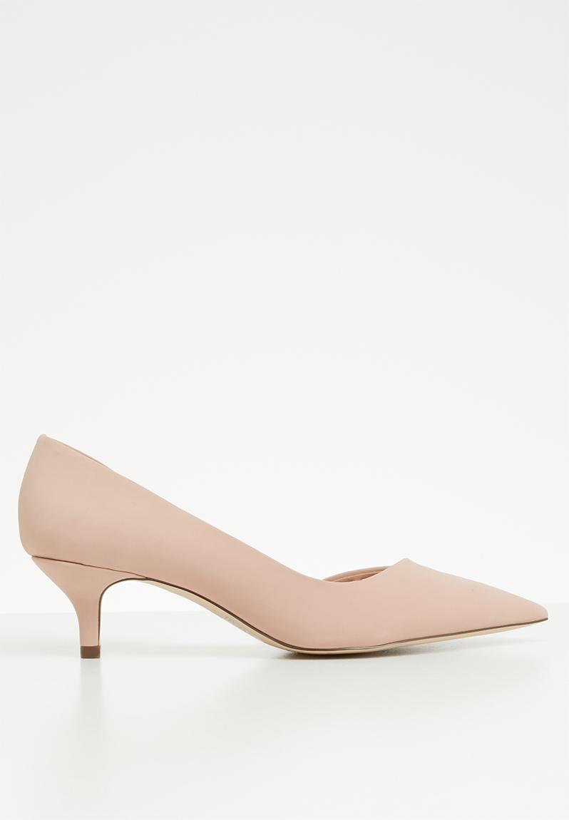 Cherin faux suede pointed kitten heel - light pink Call It Spring Heels ...