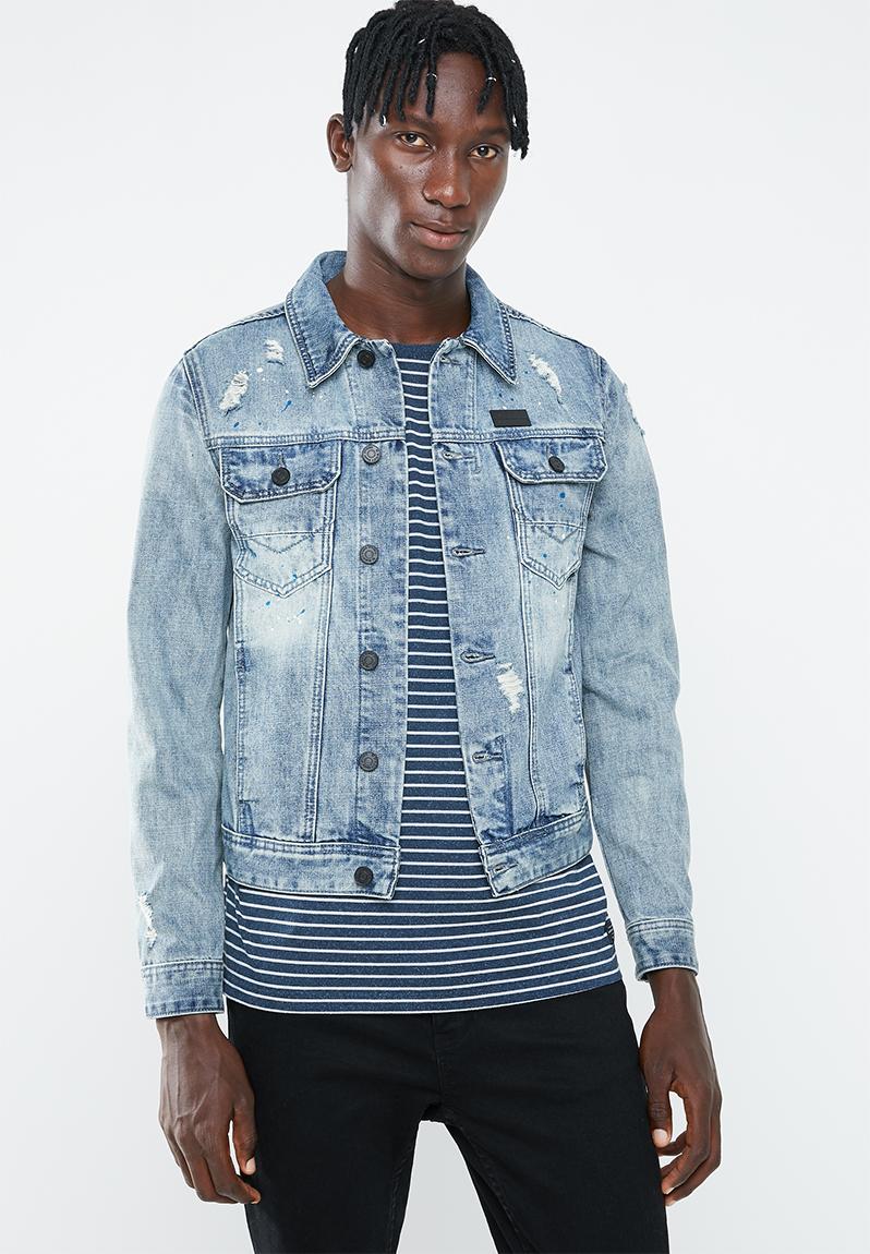 levi's light blue denim jacket