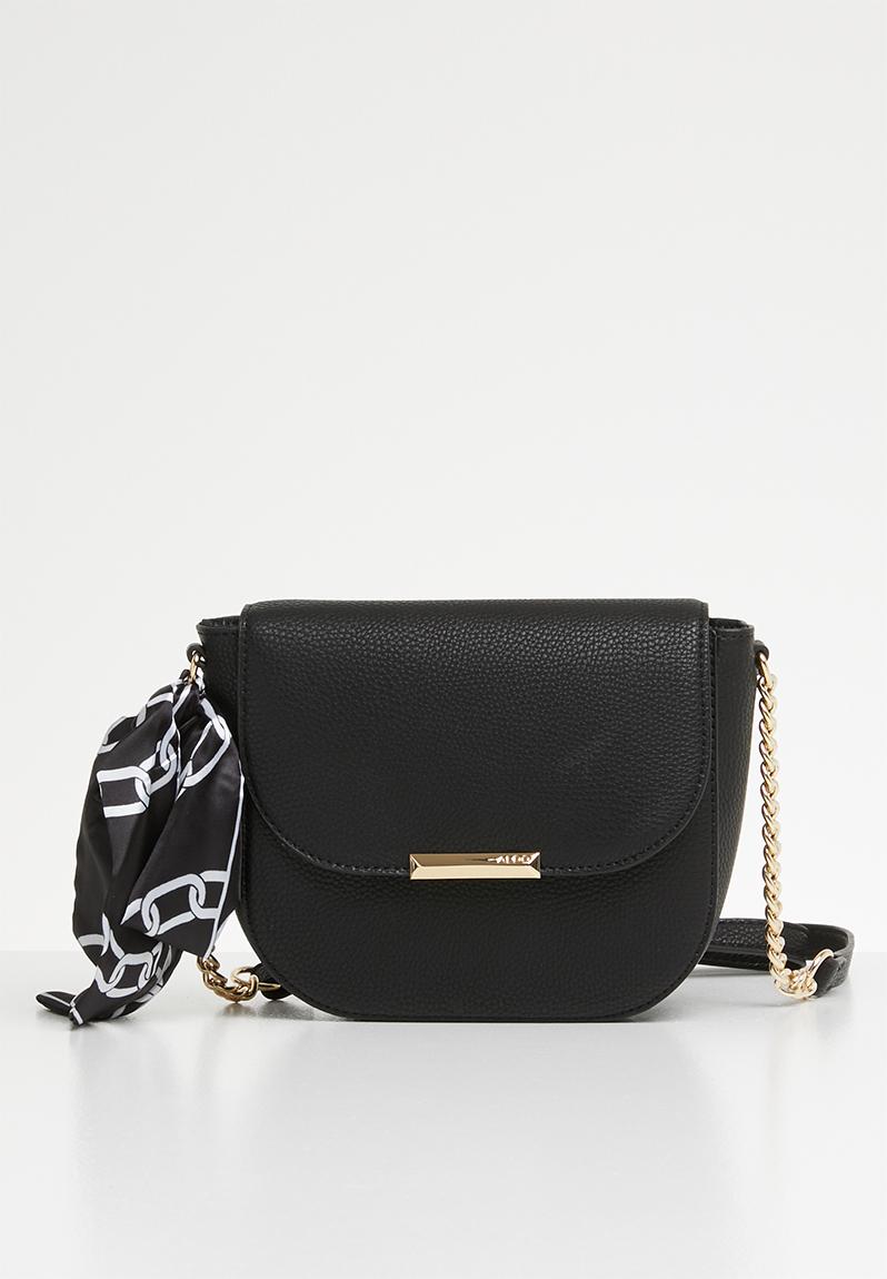 Disspain side tie scarf crossbody bag black ALDO Bags & Purses