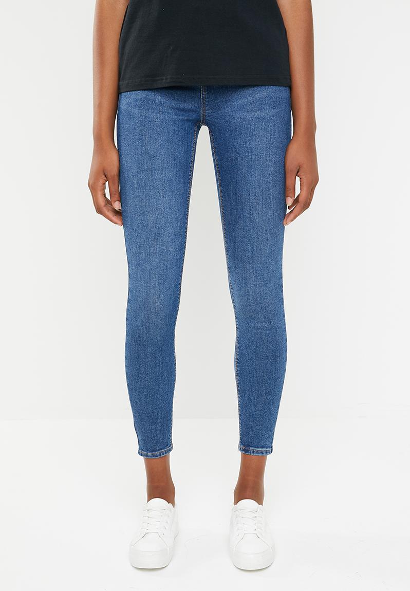 Jenna Skinny Jeans Mid Wash New Look Jeans