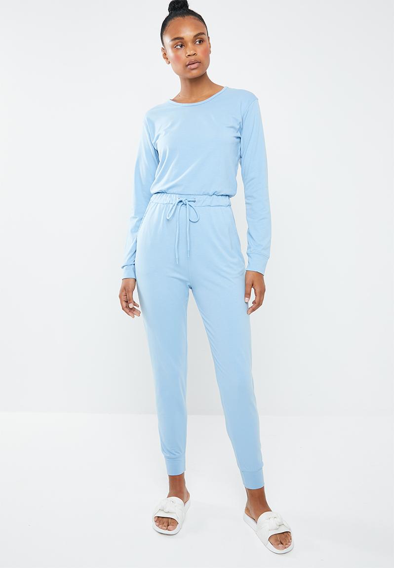 Casual loungewear jumpsuit - blue Missguided Jumpsuits & Playsuits ...