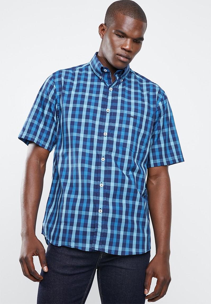 Bailey short sleeve shirt - navy Pringle of Scotland Shirts ...