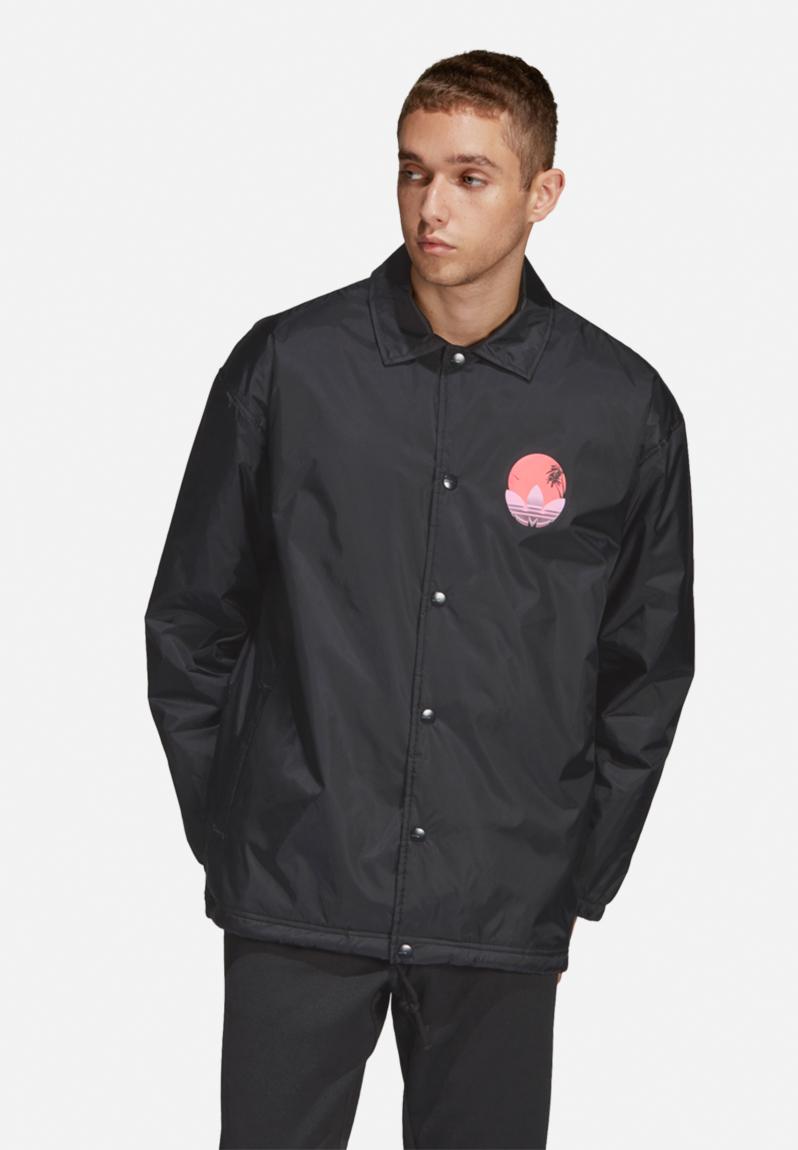 adidas Tropical coach jacket - black adidas Originals Hoodies, Sweats ...