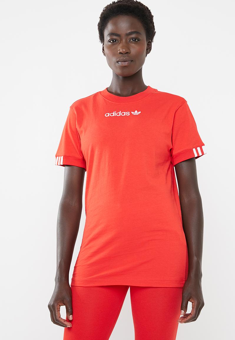Coeeze T-shirt - red adidas Originals T-Shirts | Superbalist.com