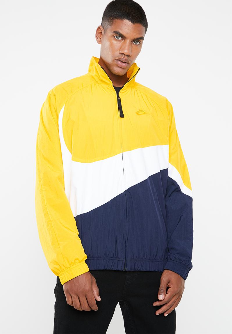 M NSW woven jacket - amarillo/obsidian Nike Hoodies, Sweats & Jackets ...