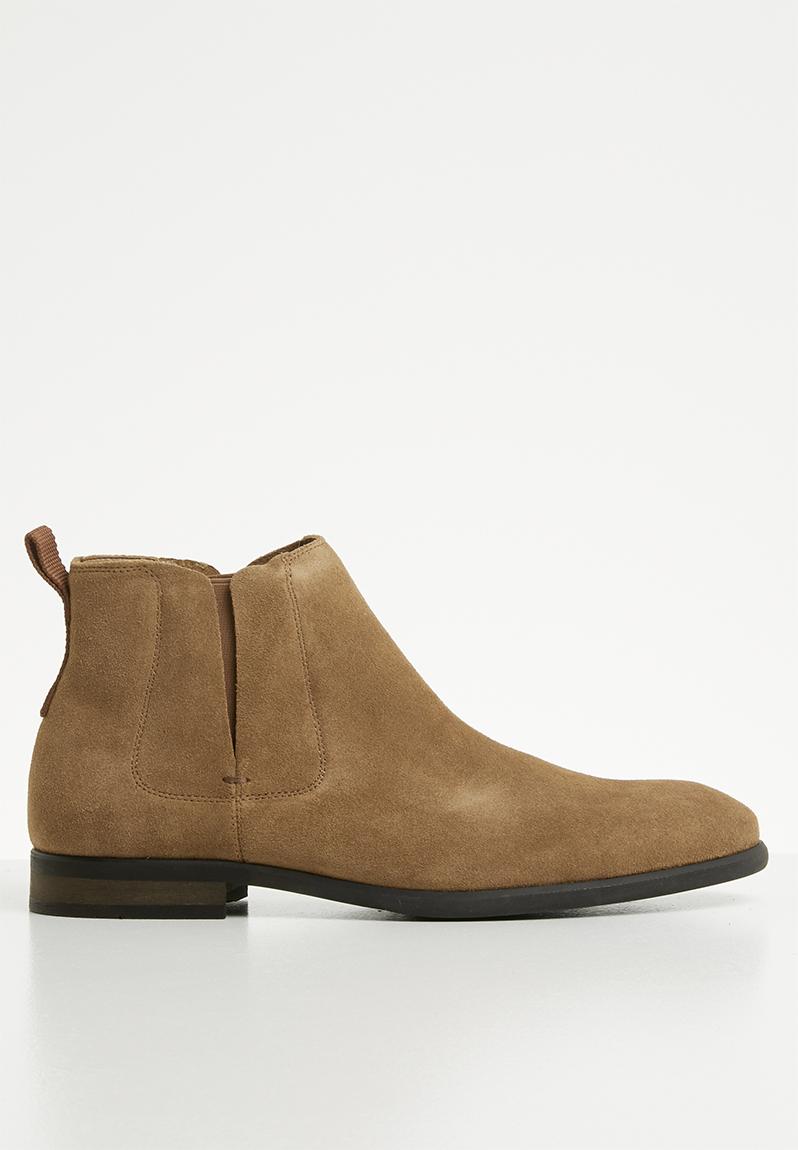 Hartwell suede side elastic slip-on ankle boot - tan Call It Spring ...
