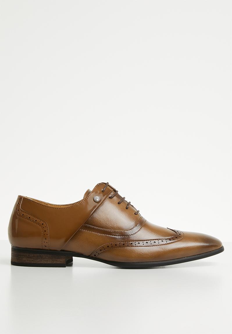 Magio 49 patent brogue - tan MAZERATA Formal Shoes | Superbalist.com