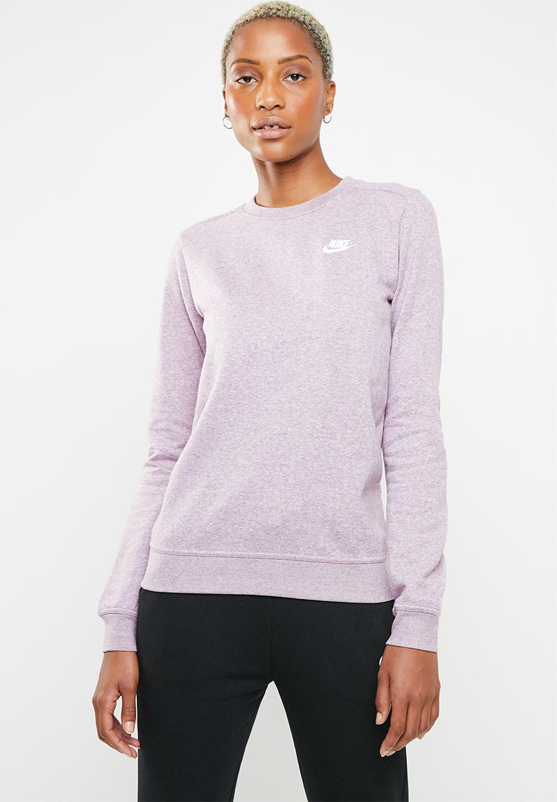 Nike crew neck sweatshirt - pale purple Nike T-Shirts | Superbalist.com