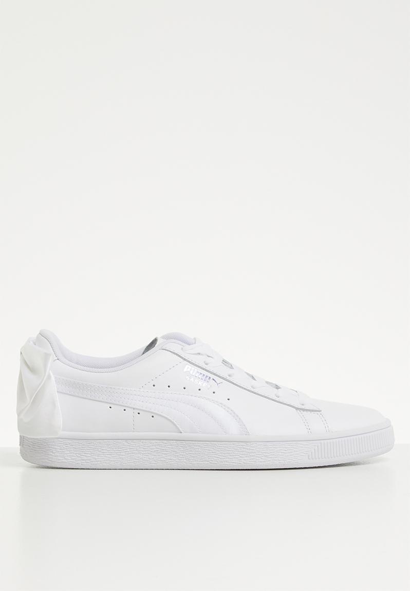 puma basket bow satin