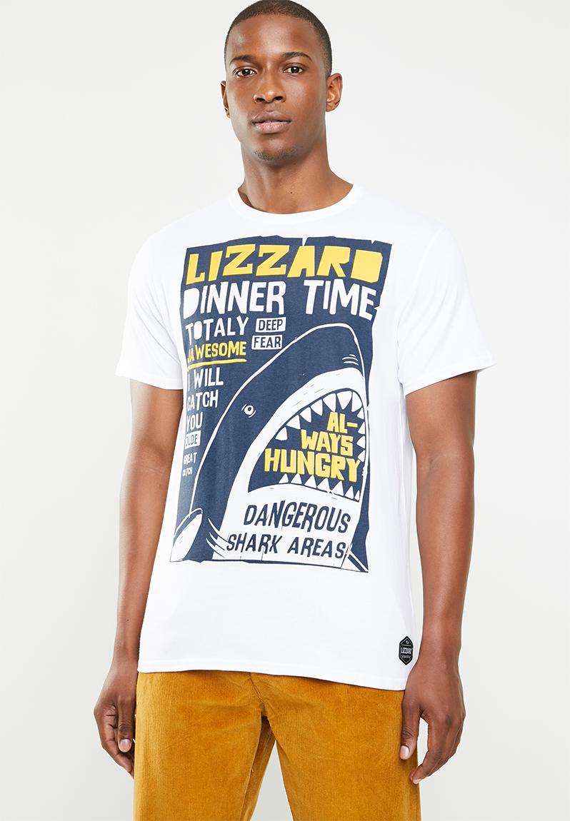 Stewart tee - white Lizzard T-Shirts & Vests | Superbalist.com