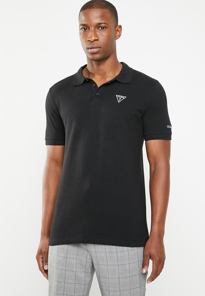 Short sleeve core classic golfer - jet black GUESS T-Shirts & Vests ...