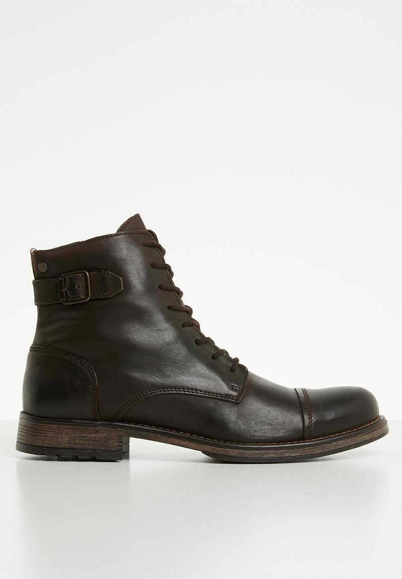 Siti leather boot - brown stone Jack & Jones Boots | Superbalist.com