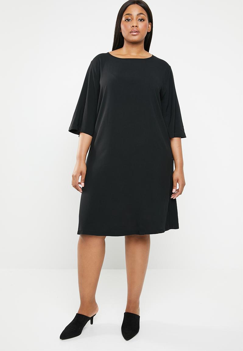 Boxy shift dress - black edit Plus Dresses | Superbalist.com