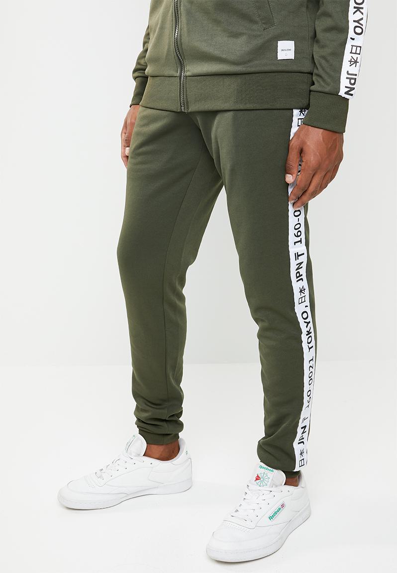 cuff track pants