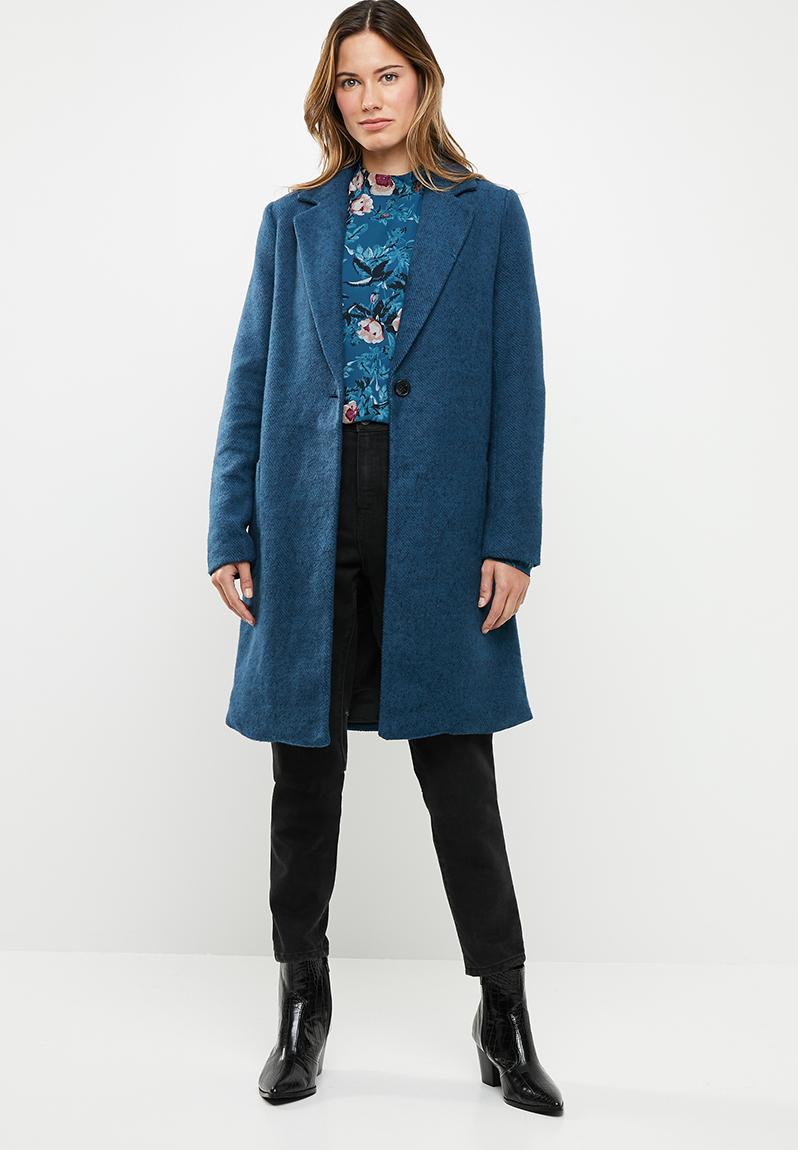 Astrid marble coat - blue ONLY Coats | Superbalist.com