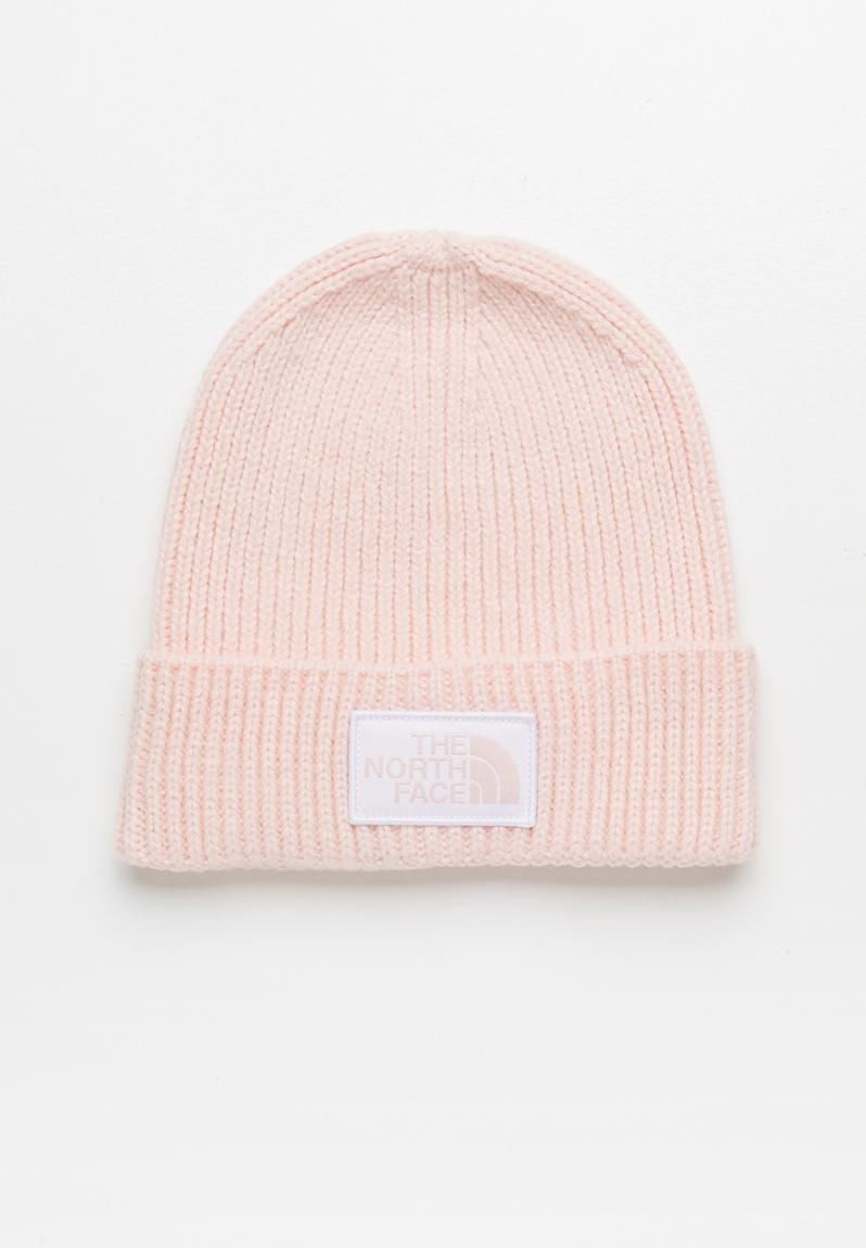 Logo box cuffed beanie - pink/white The North Face Headwear ...