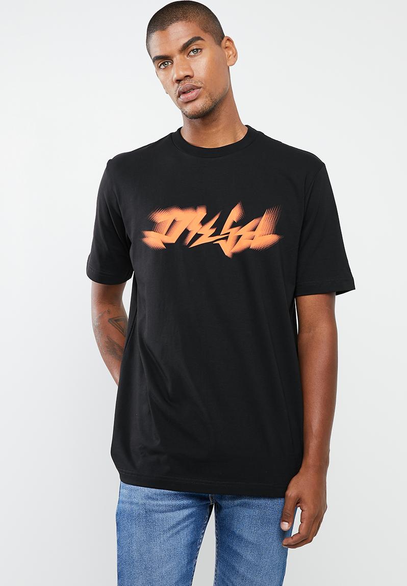 Just-xk short sleeve - black Diesel T-Shirts & Vests | Superbalist.com