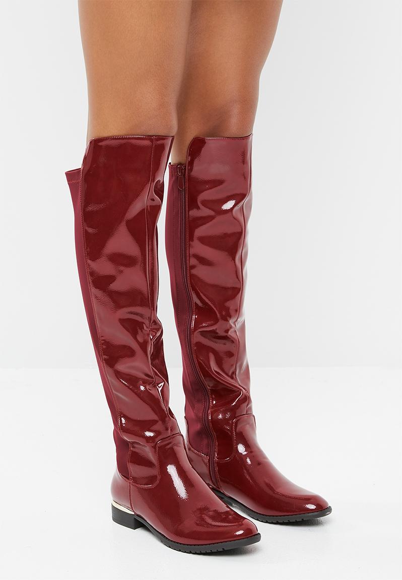 Eisley boot - red Miss Black Boots | Superbalist.com