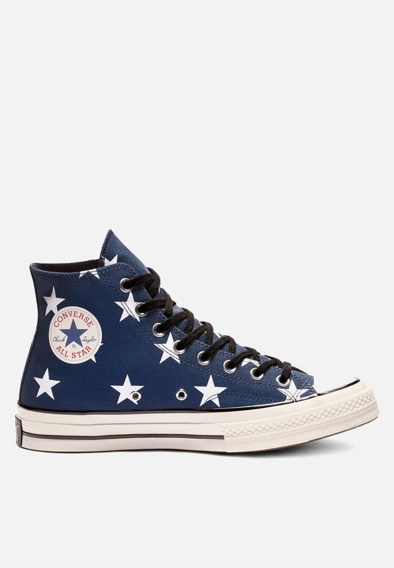 Chuck 70 - Hi - 163409c - Navy White Egret Converse Sneakers 