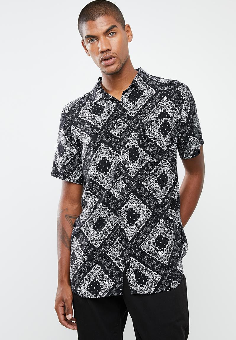 91 short sleeve shirt - geo paisley print Cotton On Shirts ...