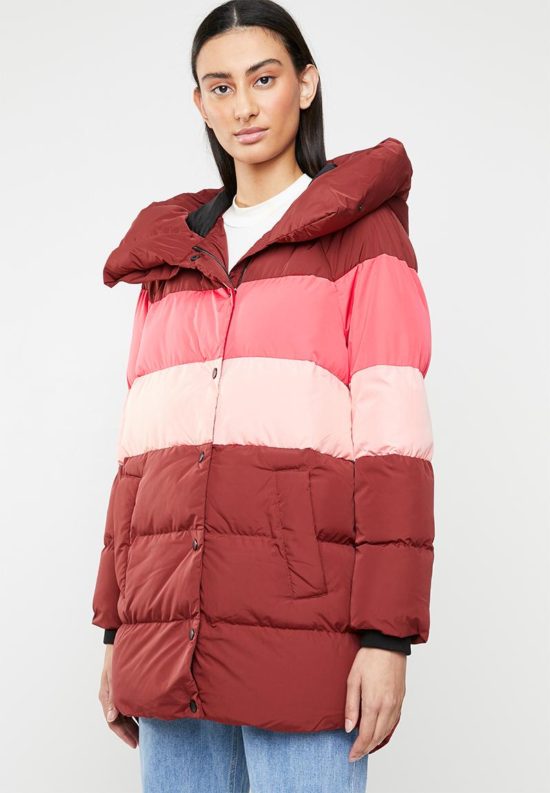 Mari blocked padded coat -multi ONLY Coats | Superbalist.com