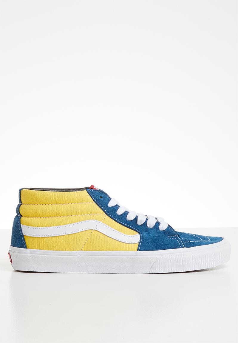 vans mid blue