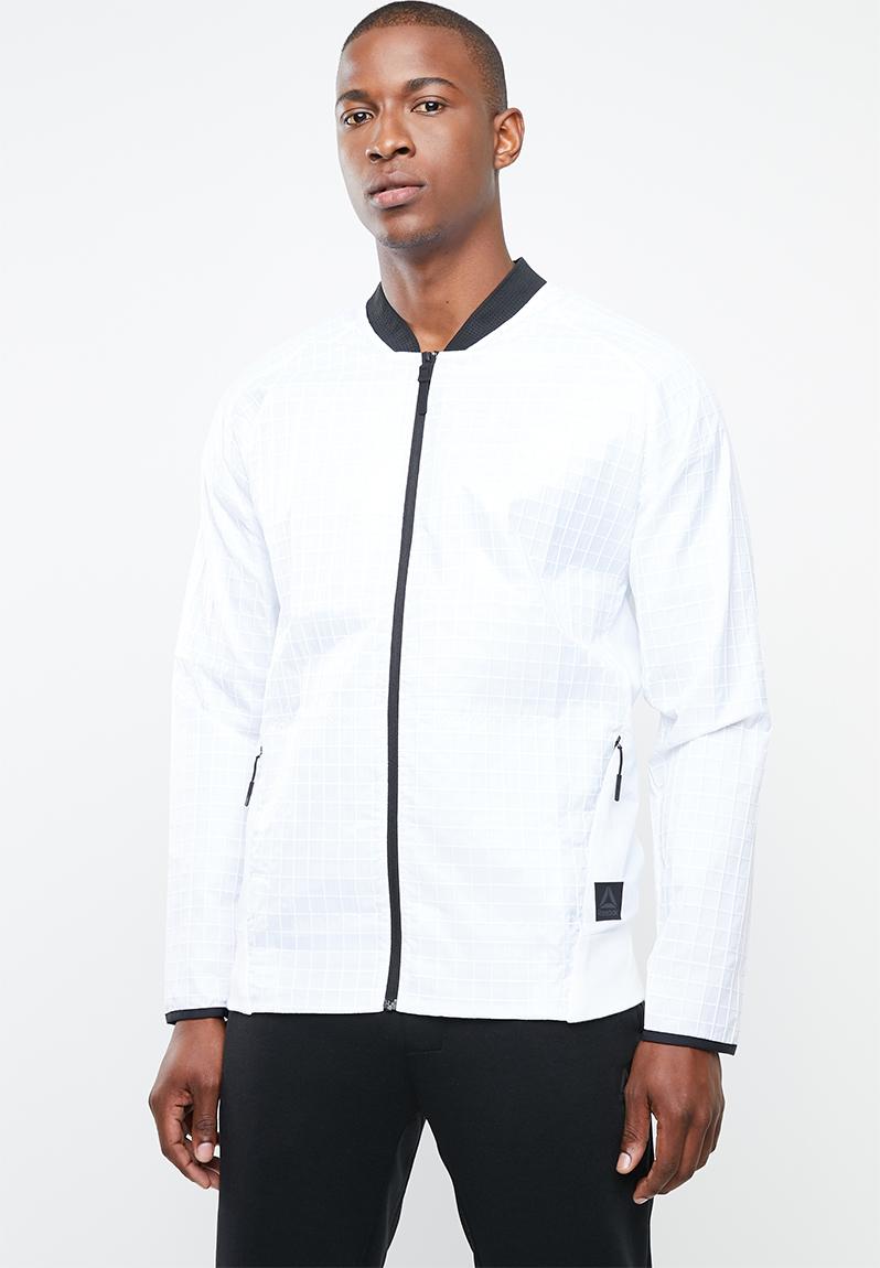 Ts bomber jacket - white Reebok Hoodies, Sweats & Jackets | Superbalist.com