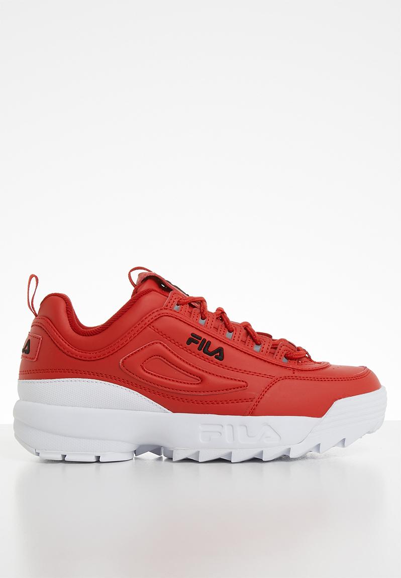 Disruptor ii premium - 105-10000-fil-red - red/white/black FILA ...