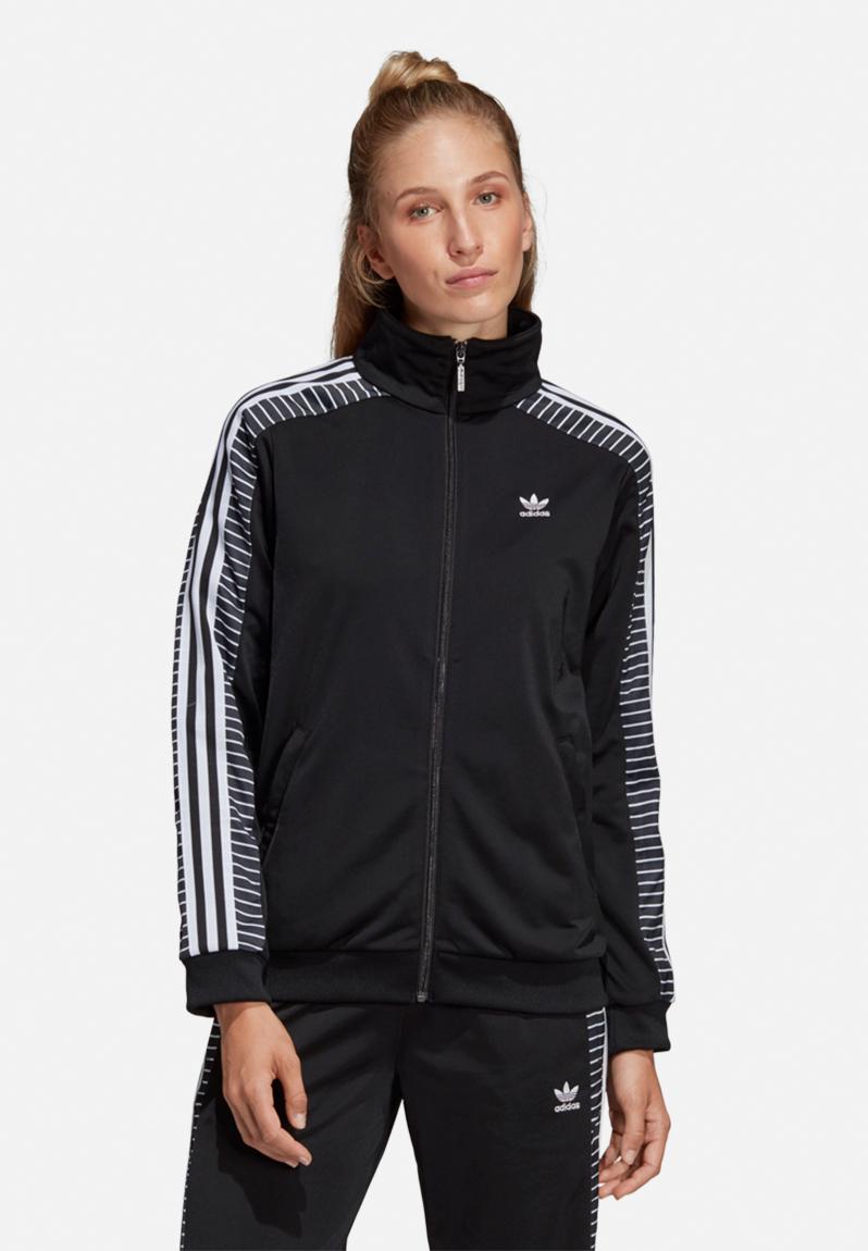 Track top - black adidas Originals Hoodies, Sweats & Jackets ...