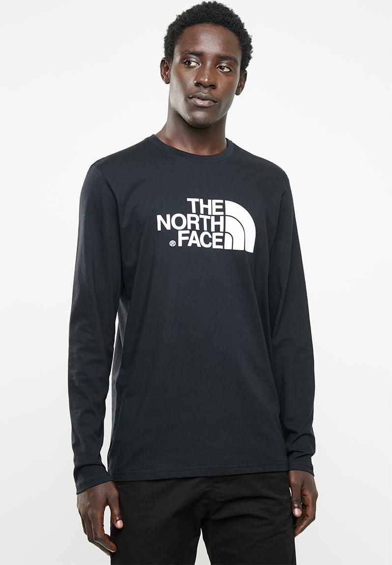 M long sleeve easy tee - tnf black The North Face T-Shirts ...