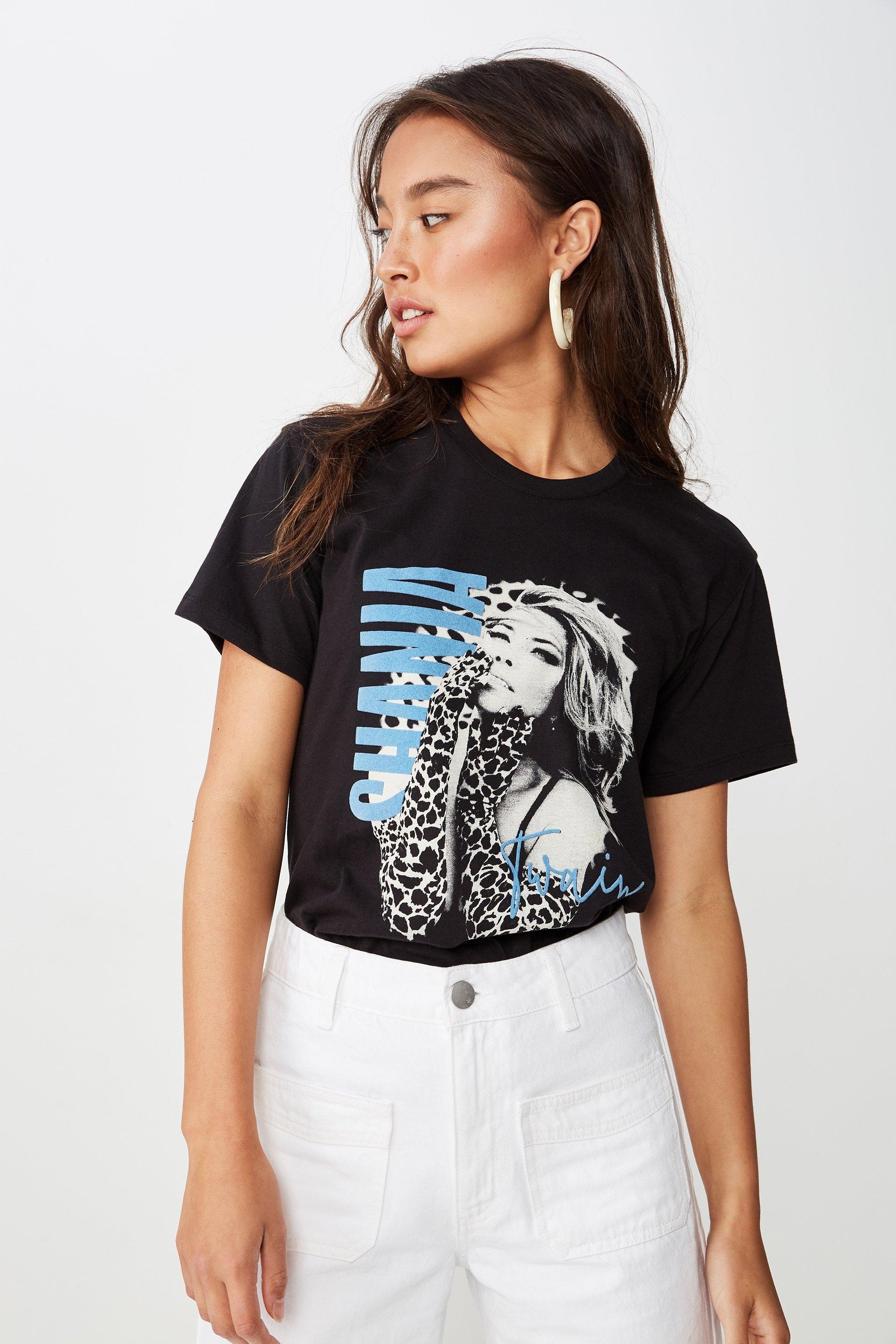 Classic band tee - Shania Twain - black Cotton On T-Shirts, Vests ...