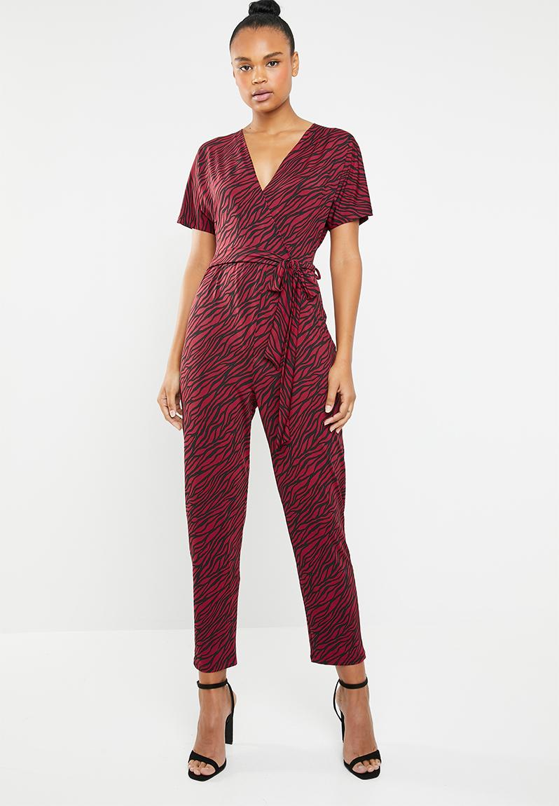 Wrap jumpsuit - zebra print Superbalist Jumpsuits & Playsuits ...