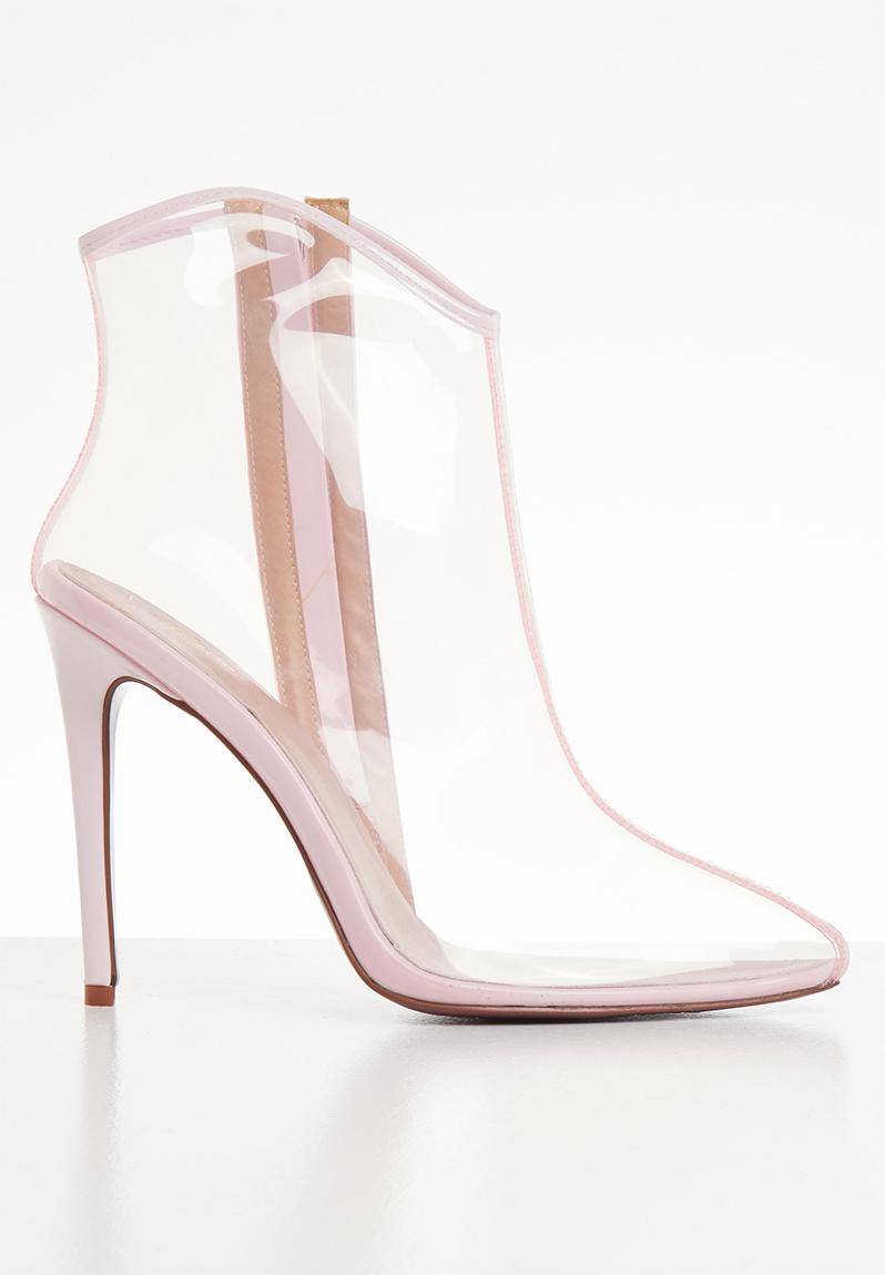 Translucent ankle boot - light pink Plum Boots | Superbalist.com