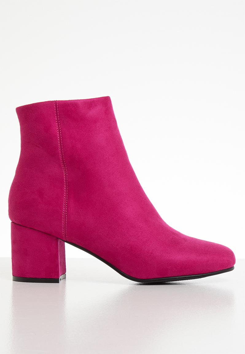 Bimba heeled tube bootie - pink glow ONLY Boots | Superbalist.com