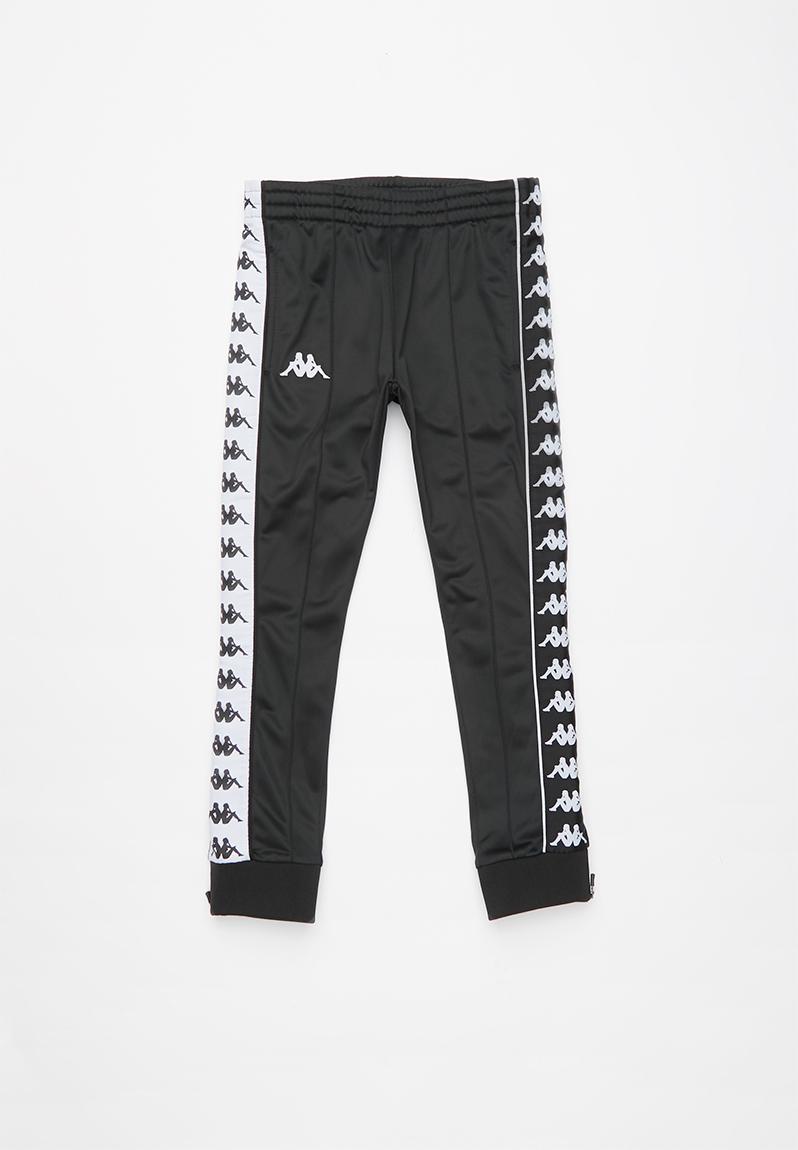 kappa banda rastoria taping joggers in black