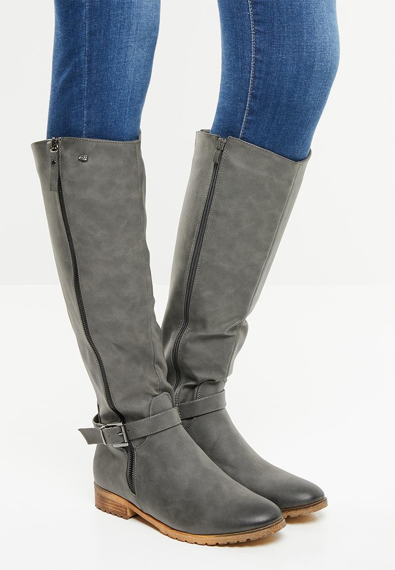 Alanis boot - grey Miss Black Boots | Superbalist.com
